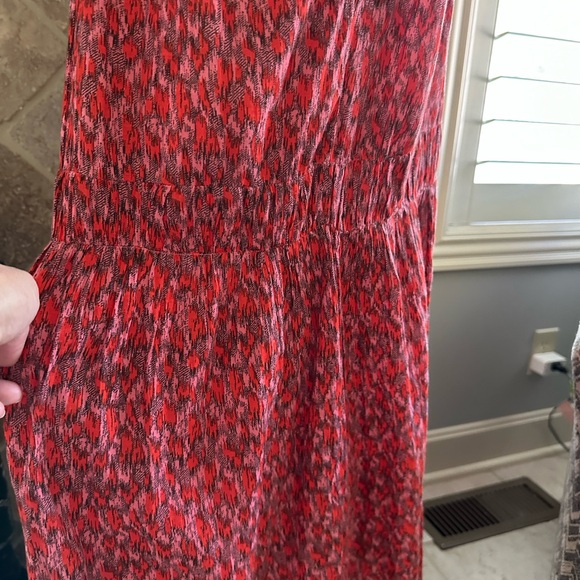 Elegant Red Sleeveless Dress by joie - Picture 6 of 10